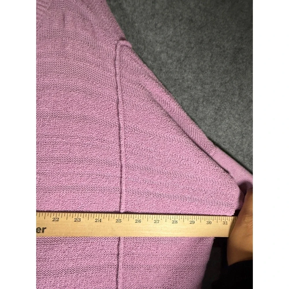 Pilcro Women's Size Medium‎ Purple Knit Sweater Oversized 3/4 Sleeve Boho
